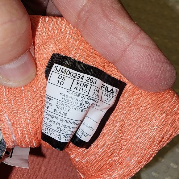 FILA EUC WOMEN'S SIZE 10 ALL TERRAIN SNEAKERS SHOES - Picture 7 of 8